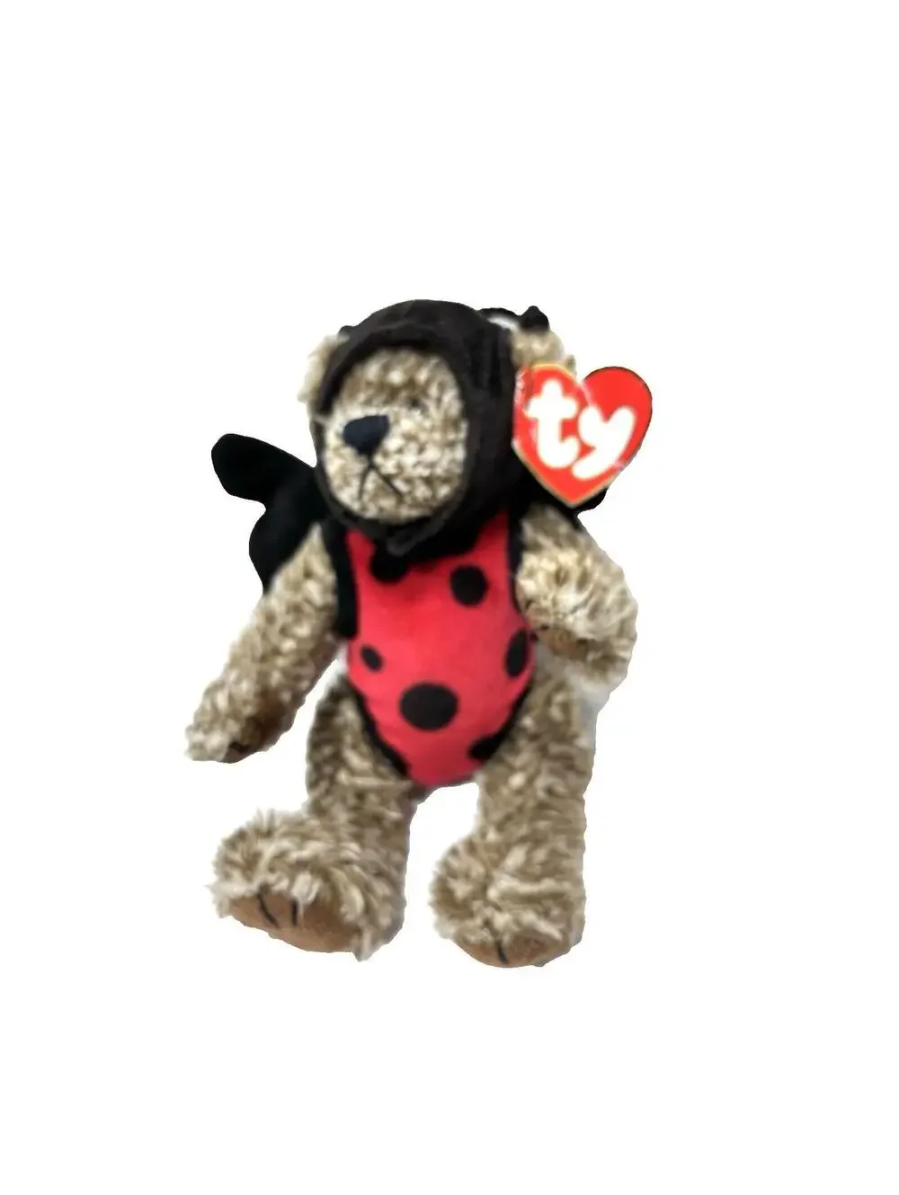 TY Beanie Baby Bugsy  Always A Lady Ladybug Bear 1993 Attic Treasures GUC